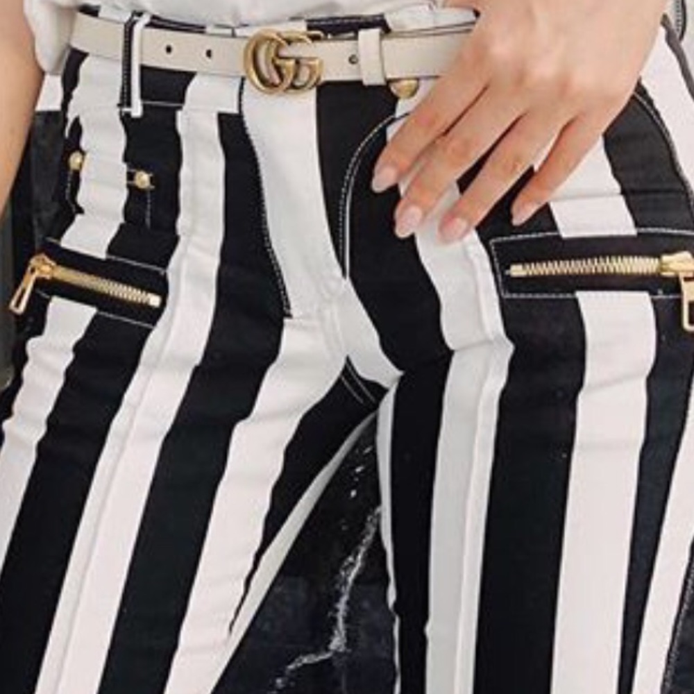 Balmain Biker Jeans. Open to trading